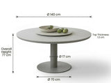 Apple Bee Condor 240cm Esszimmer-Gartenset 7-teilig