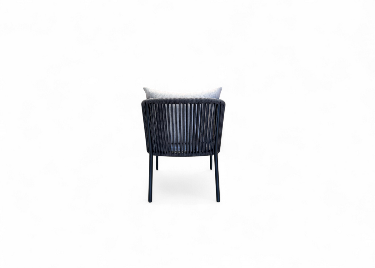 Diningchair rope black belito ouddorp2