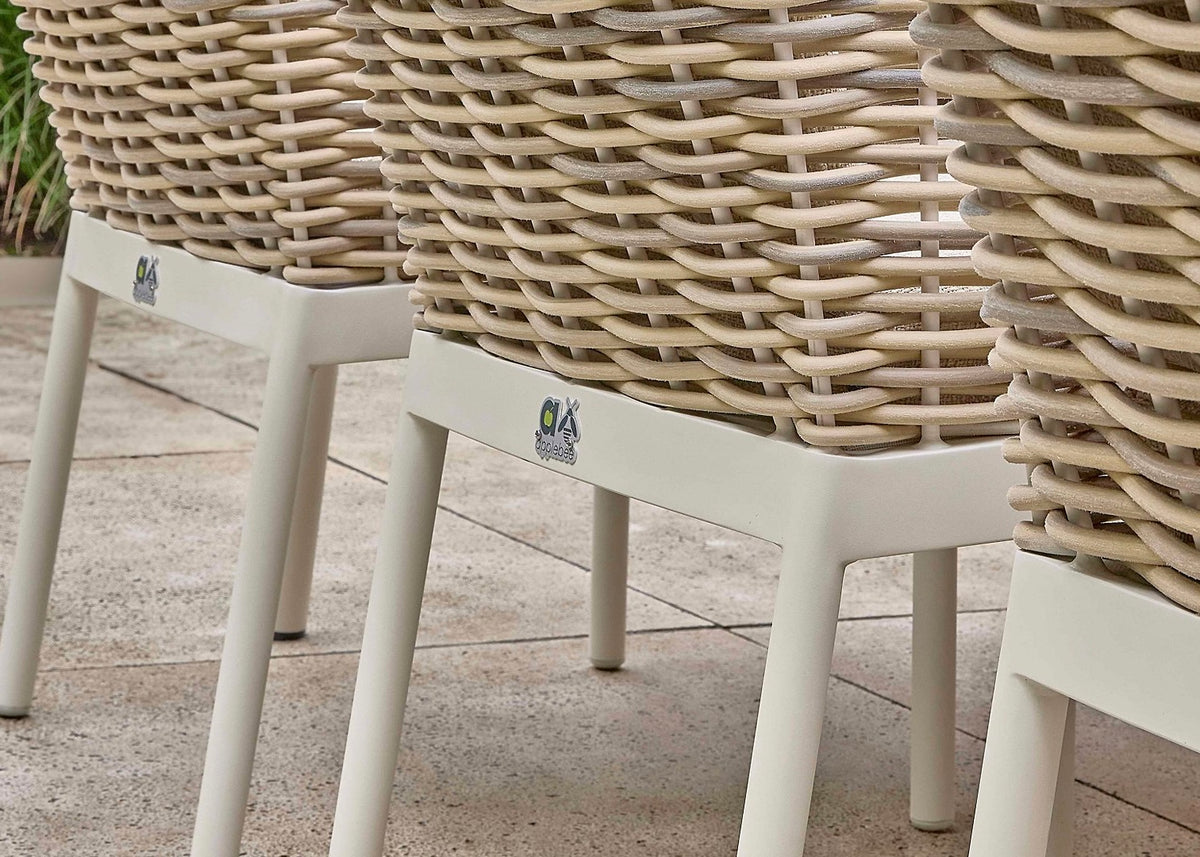 Apple Bee Milou Esstisch für den Garten, 240 cm, Teak, Natur