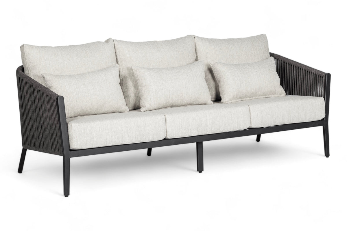 Belito Ouddorp Lounge Set | Rope | 3-Seater + 2-Seater Sofa + Chair + Coffee Table Set | Showroom Model