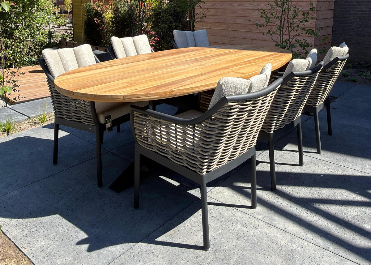Apple Bee Milou dining tuinstoel Carbon Black, extra productfoto