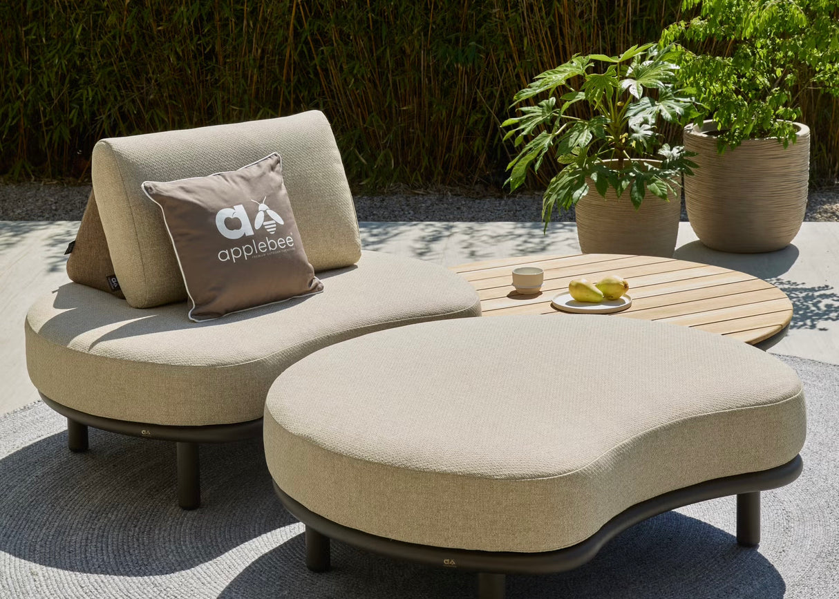 Apple Bee Moon Island Lounge Chair | Bronze | Cotton Flower | BeeWett®