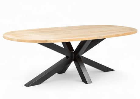 Ovaler Teak-Gartentisch 240x120cm - Belito Mees