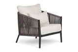 Belito Ouddorp Lounge Garden Chair | Grey Rope | All-Weather