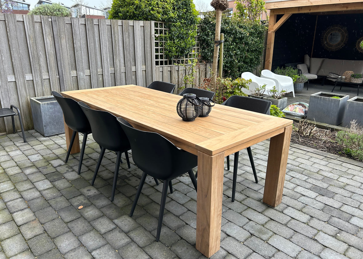 Belito Teak Gartentisch 240x100x76cm