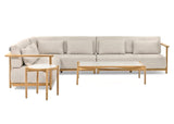 Apple Bee St. Lucia Loungeset 5-delig Rechts | SVLK Teak | 2 Tafels | Bee Wett® Kussens
