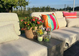 Apple Bee Santorini Loungeset 6-delig Nr. 5 | Links Lang | Upholstered | 318 x 241 cm