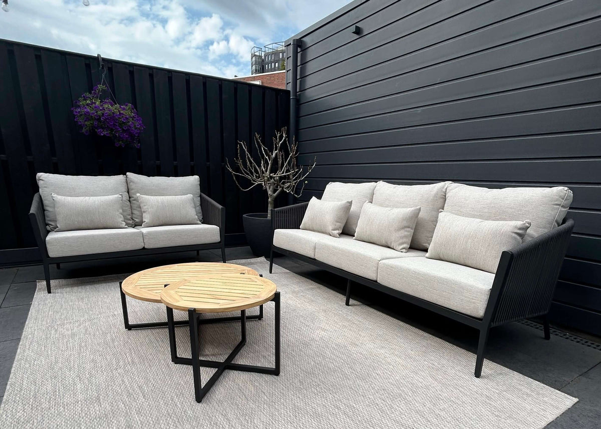 Belito Ouddorp Lounge Set | Rope | 3-Seater + 2-Seater Sofa + Chair + Coffee Table Set | Showroom Model