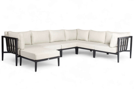 Belito Daan XL aluminium loungeset Nr. 4 met hocker, productfoto 1