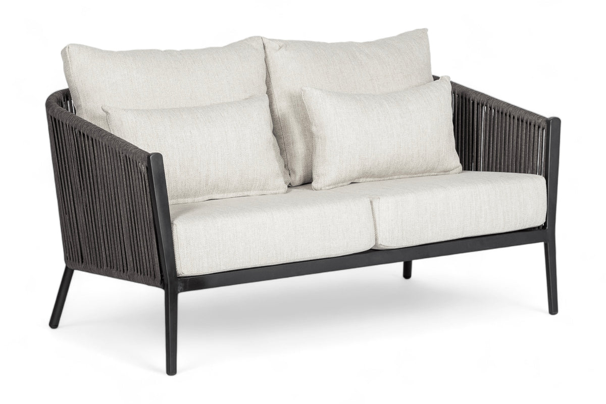 Belito® Ouddorp Lounge Sofa 150 Cm | Grey Rope | All-Weather