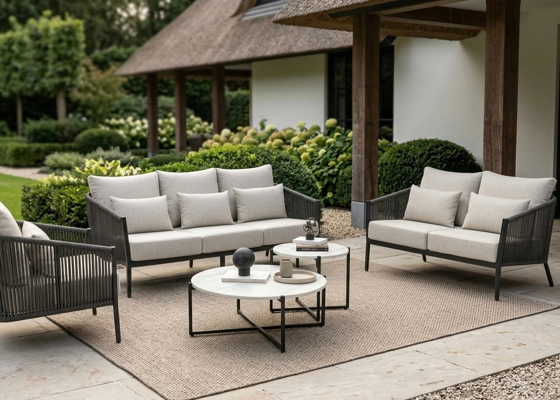 Belito Ouddorp Lounge Set | Rope & Aluminium | No. 2 | All-Weather