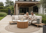 Apple Bee Sling Lounge Set | 260 x 260 cm | Incl. Fire Table | No. 3