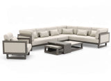 Apple Bee Santorini Loungeset 6-delig Nr. 5 | Links Lang | Upholstered | 318 x 241 cm