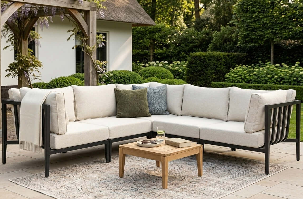 Belito Daan aluminium hoekloungeset met All-Weather kussens, productfoto