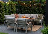 Belito Lotte diningtafel Taupe hoog, sfeerbeeld