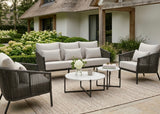 Aluminium-Seil-Lounge-Set Belito® Ouddorp - 5-teilig 2.0 