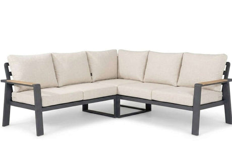Aluminium-Lounge-Set-Ecksofa – Anthrazitfarbener Rahmen – 6 Personen – Belito Lotte
