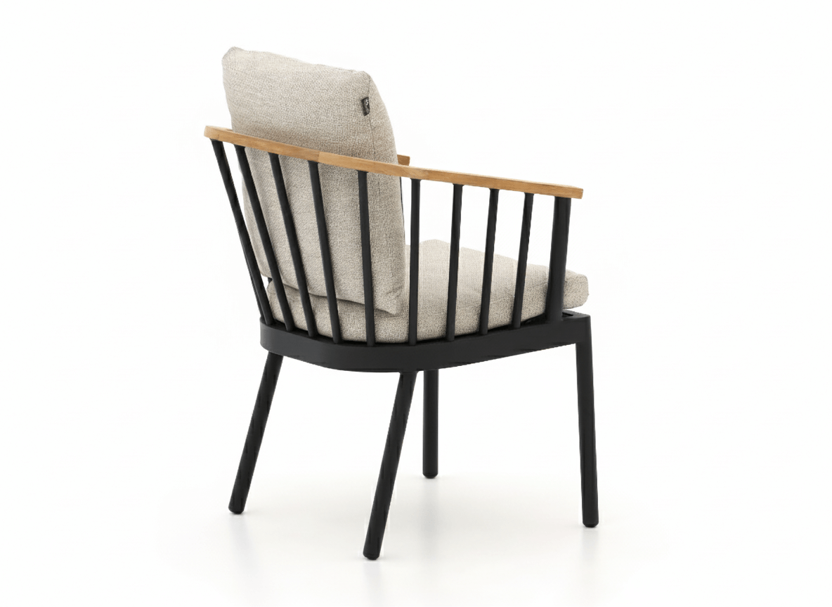 Apple Bee Condor/Belito Daan Tuinset | Ø 150 cm | 7-delig | Teak | Black