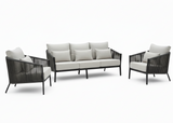 Aluminium-Seil-Lounge-Set Belito® Ouddorp - 5-teilig 2.0 