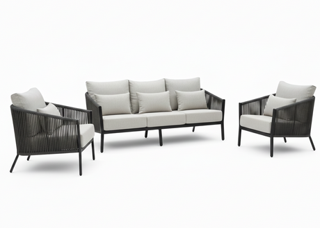 Aluminium-Seil-Lounge-Set Belito® Ouddorp - 5-teilig 2.0 