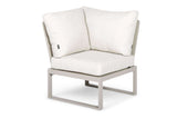 Belito Lotte Loungeset Hoekbank Nr. 1 | Taupe Aluminium | 288 x 220 cm | 6-persoons