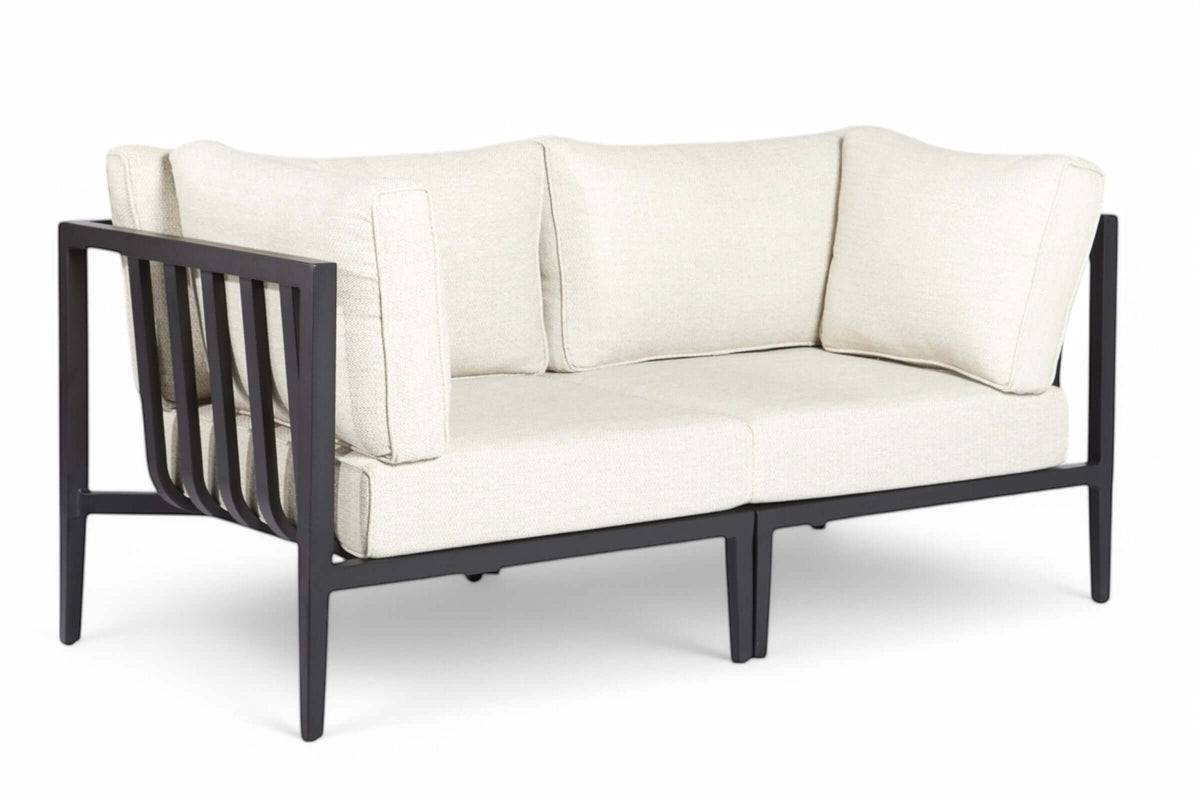 Belito Daan aluminium loungebank 170 cm, 2-delig, met All-Weather kussens