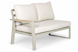 Belito Lotte Loungeset Hoekbank Nr. 4 | Taupe Aluminium | 288 x 220 cm | 6-persoons