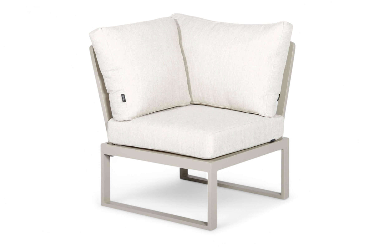 Belito Lotte Loungeset Hoekbank Nr. 4 | Taupe Aluminium | 288 x 220 cm | 6-persoons
