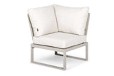 Belito Lotte Loungeset Hoekbank Nr. 4 | Taupe Aluminium | 288 x 220 cm | 6-persoons