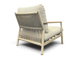 Aluminium-Stuhl-Sofa-Lounge-Set – 5 Personen – Gestell Taupe – Belito Julia 