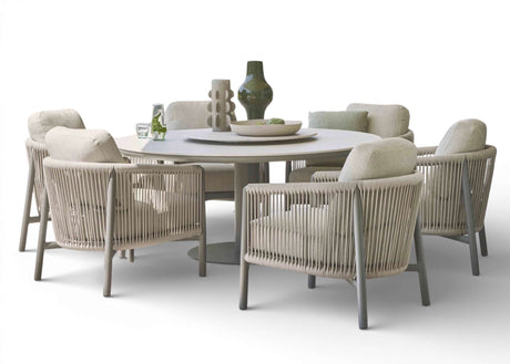 Apple Bee Melville Low Dining tafel in Grey