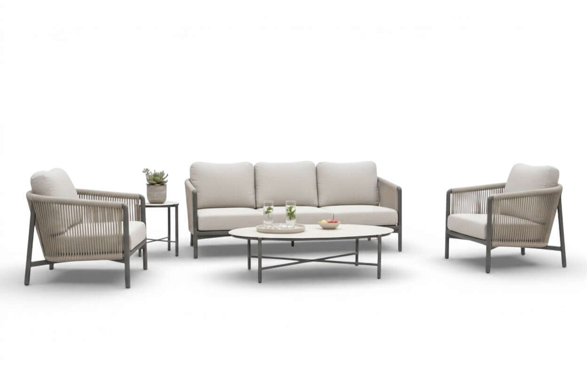 Apple Bee Bora Bora loungeset 5-delig, sfeerfoto compleet