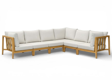 Belito Daan XL teakhouten hoekloungeset 320x245 cm – links lang