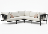 Belito Daan aluminium hoekloungeset Nr. 3 in Carbon Black, productfoto