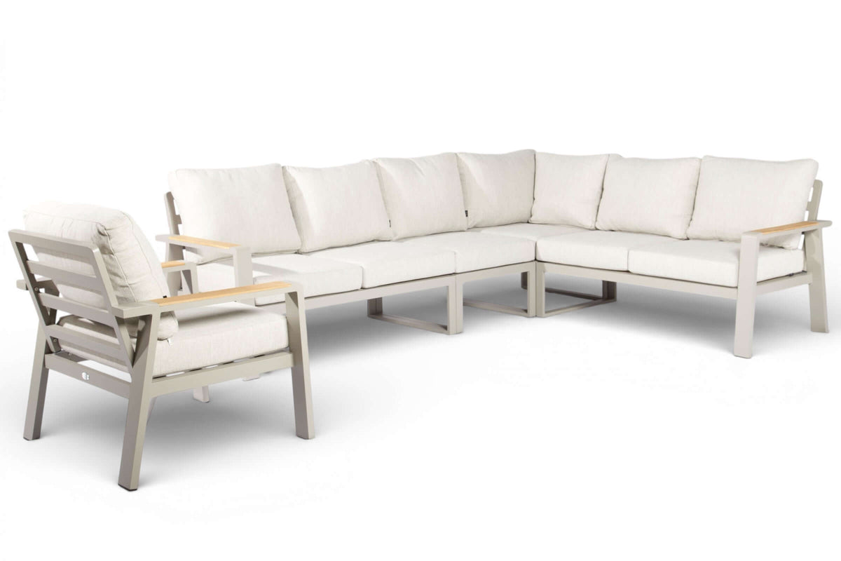 Aluminium Belito® Lotte Lounge-Set weiß