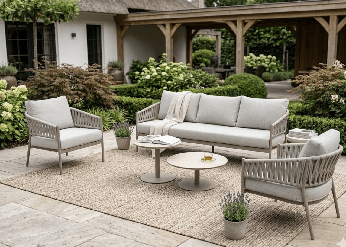 Loungesofa aus Aluminiumseil 232 cm Belito® Ouddorp 2.0 