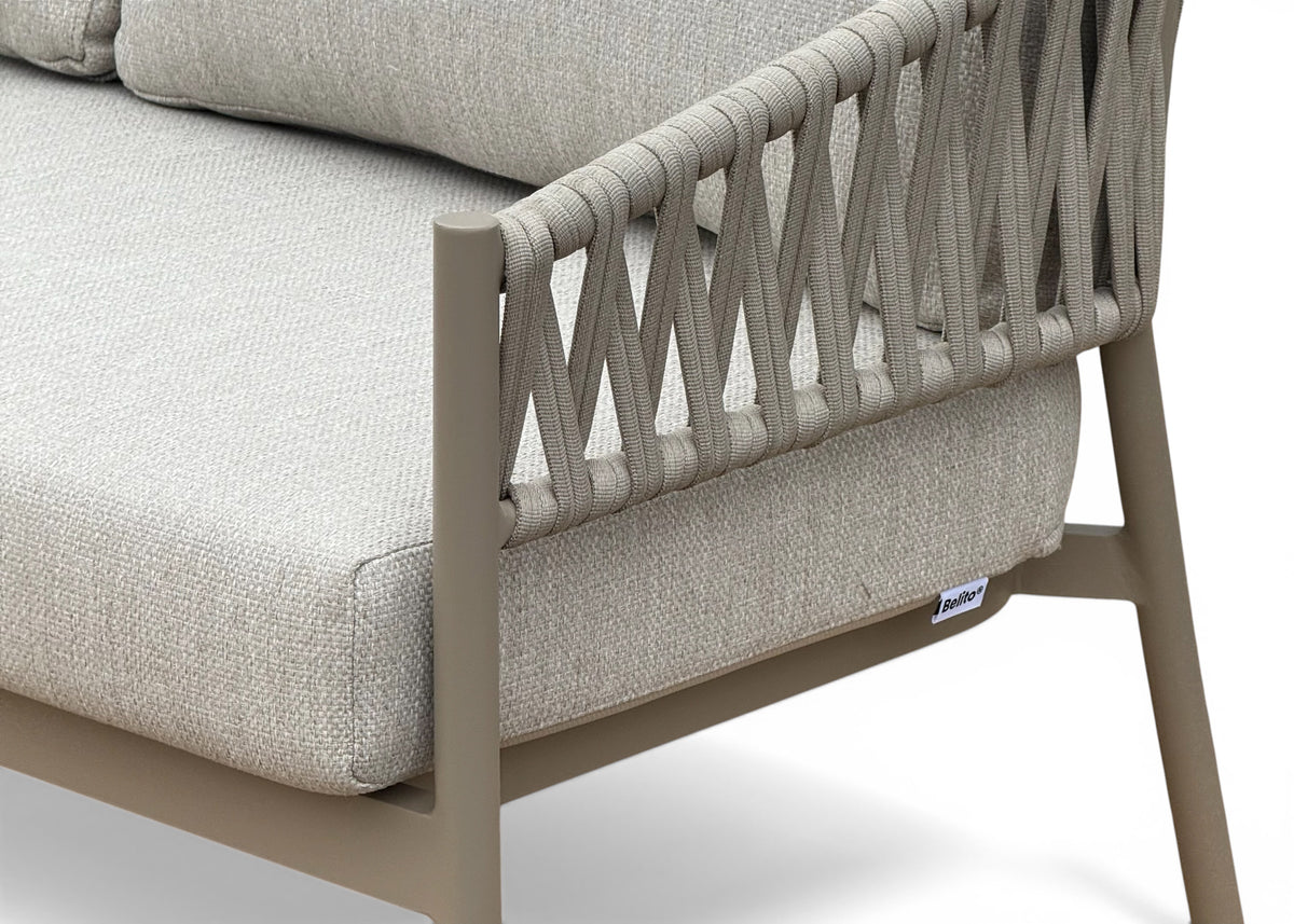 Loungesofa aus Aluminiumseil 232 cm Belito® Ouddorp 2.0 
