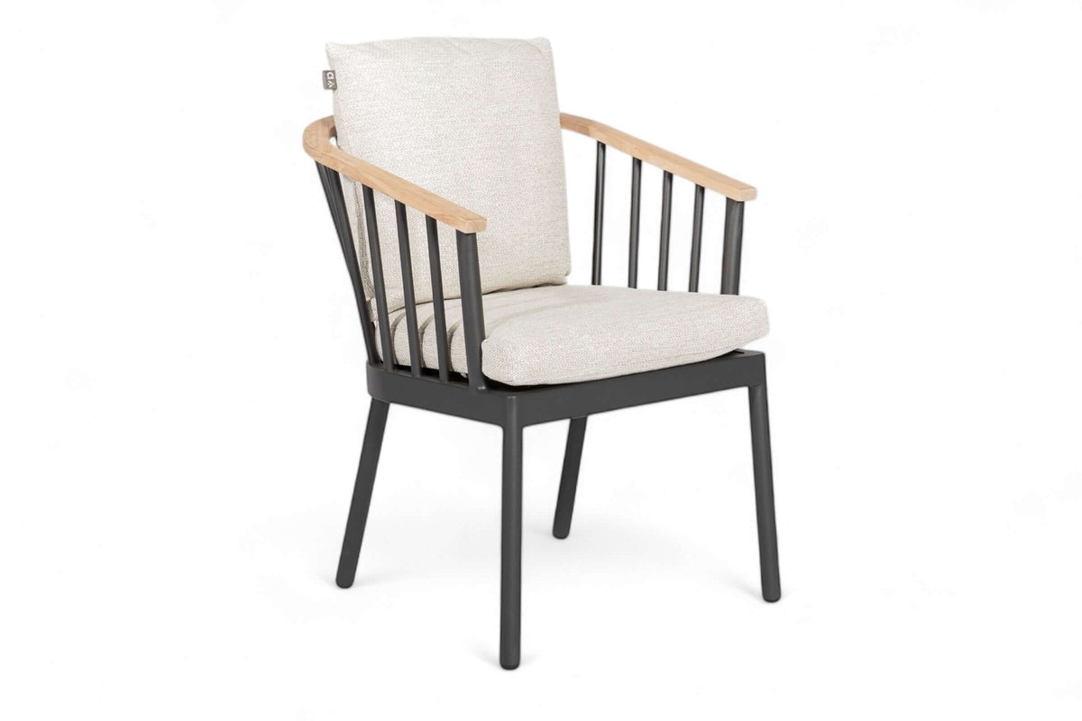 Apple Bee Condor/Luuk Garden Set 240 cm | 6-Seater | Black & Teak