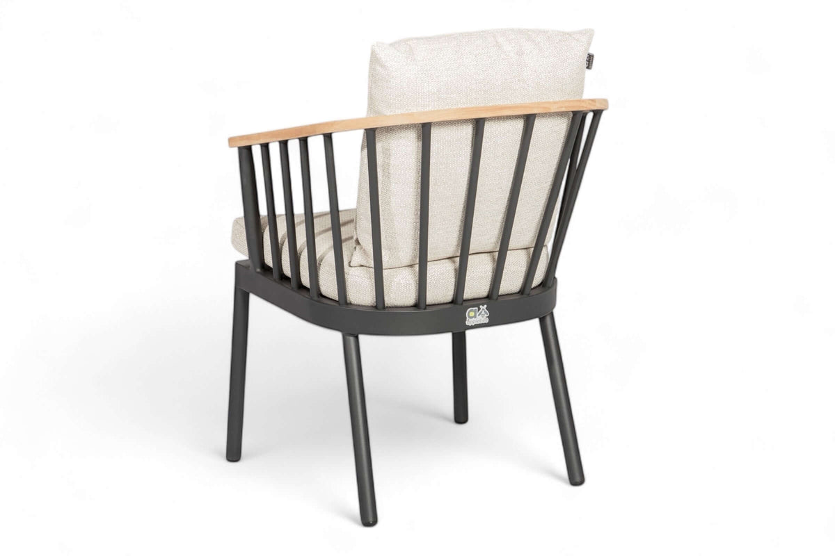 Apple Bee Condor/Luuk Garden Set 240 cm | 6-Seater | Black & Teak