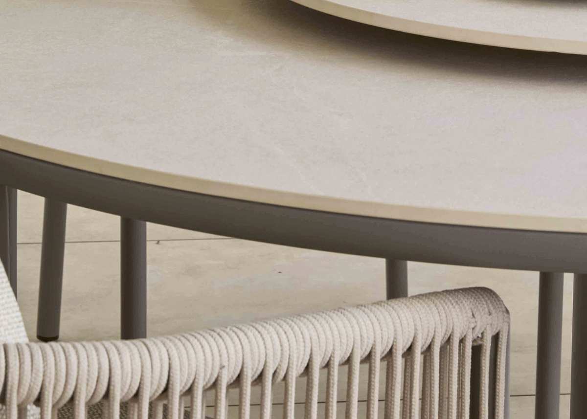 Apple Bee Zanzibar & Bora Bora Tuinset | 220 cm | 7-delig | Taupe
