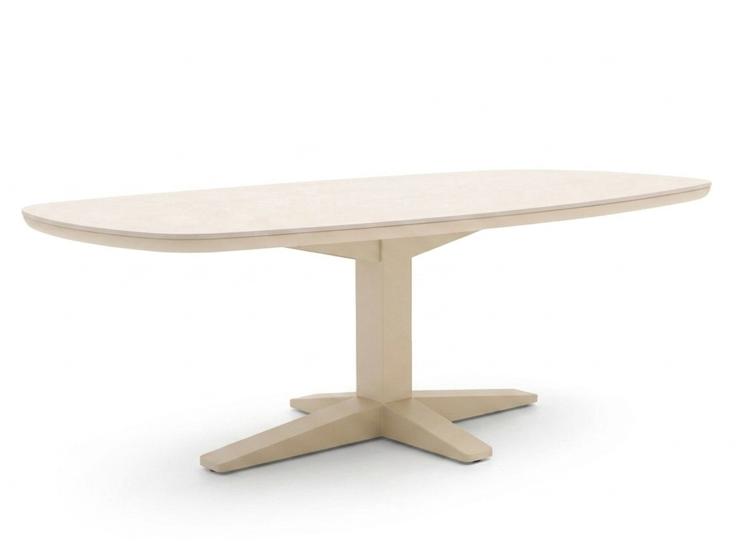 Apple Bee Zanzibar tuintafel 220x110 cm in Oyster met Sintered Stone blad