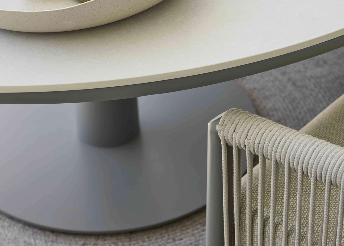 Apple Bee Melville Low Dining tafel in Grey, sfeerbeeld