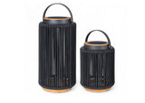 Valentino solar garden mood lamp - aluminium - teak - anthracite - set