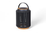 Valentino solar garden mood lamp - aluminium - teak - anthracite - set