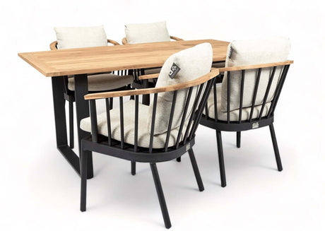 Apple Bee Condor 190 cm Esszimmer-Gartenset 5-teilig