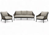 Apple Bee Milou Lounge Set Schwarz 3-teilig Nr. 6