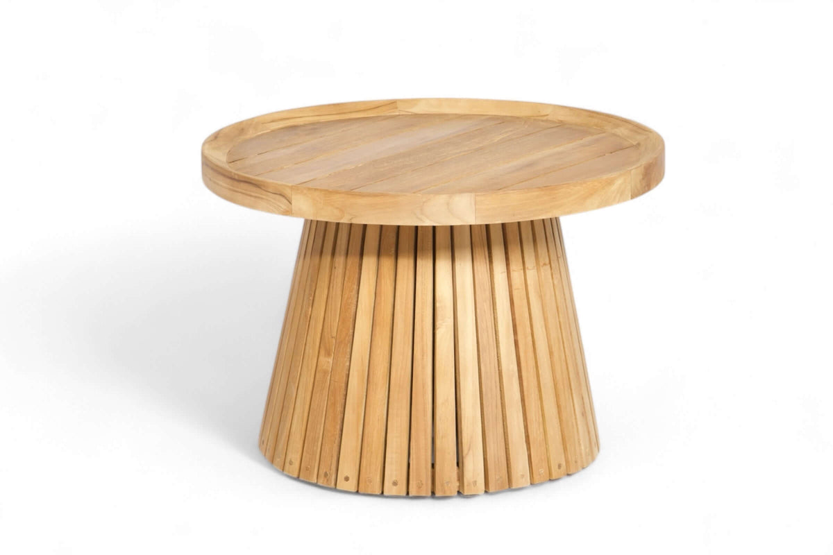 Belito Daan Nr. 10 aluminium hoekloungeset met teakhouten tafelset, foto 11
