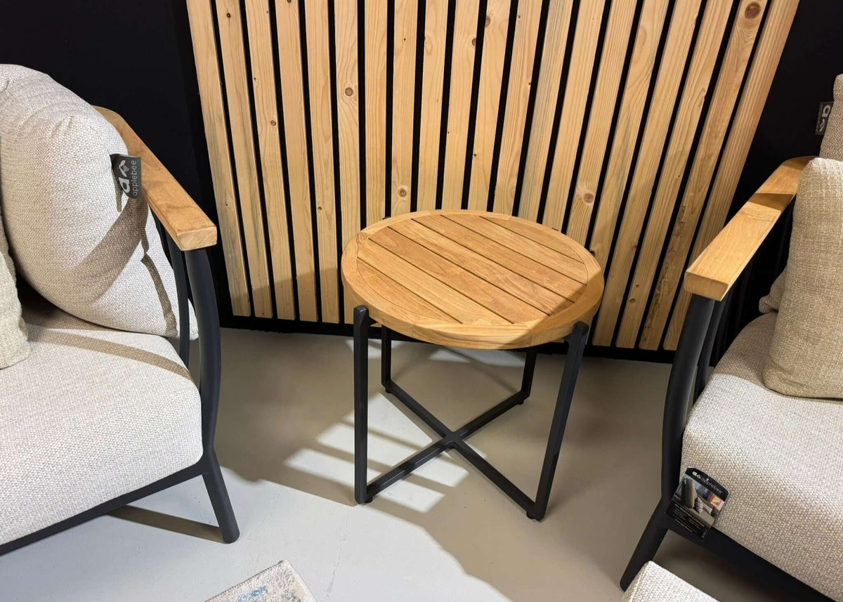 Apple Bee Condor Lounge Coffee Table Ø 54 cm | Teak | Showroom model