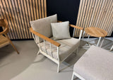 Apple Bee Condor Lounge Tuinstoel Oyster showroommodel