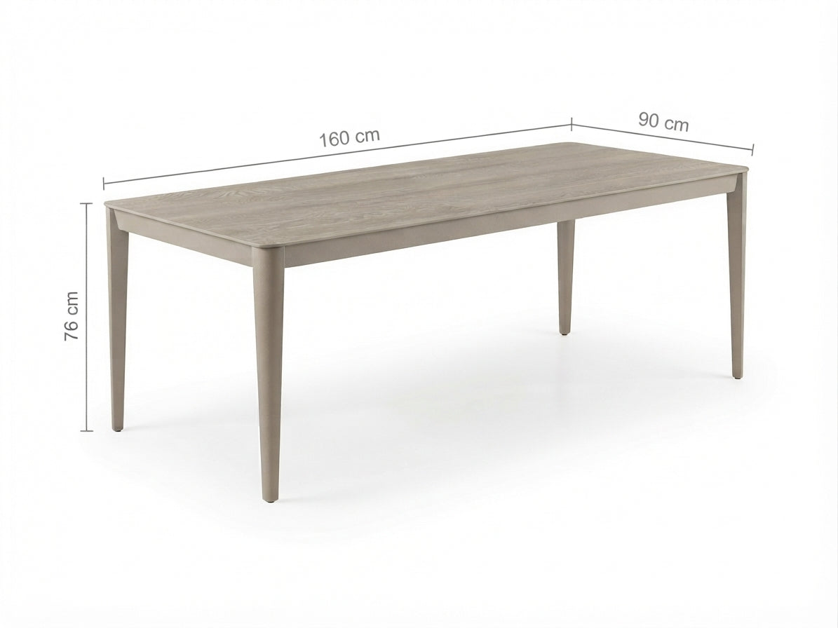 Belito Julia Garden Table | Sintered Stone Taupe | 160 x 90 cm | 4-6 Persons